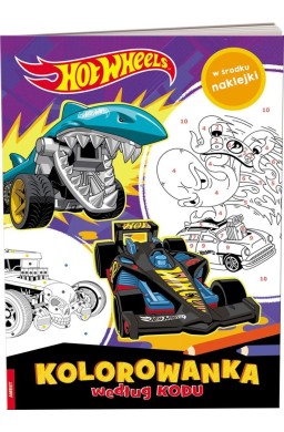 Hot Wheels. Kolorowanka według kodu