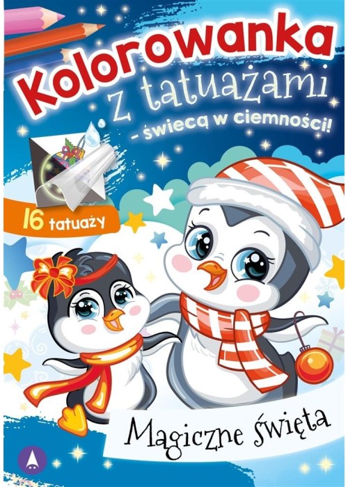 Kolorowanka z tatuażami - świecą w ciemności! Kolorowanka z tatuażami - świecą w ciemności!