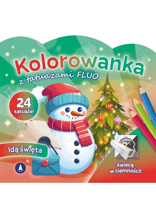 Kolorowanka z tatuażami flou Idą święta Kolorowanka z tatuażami flou Idą święta