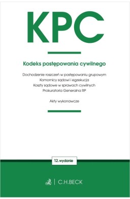 KPC. Kodeks postępowania cywilnego w.12
