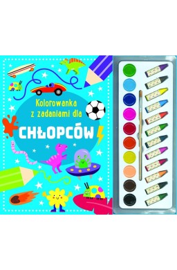 Kolorowanka z zadaniami dla chłopców