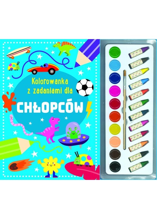 Kolorowanka z zadaniami dla chłopców