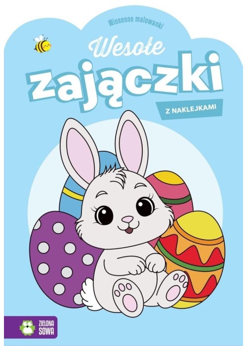 Wiosenne malowanki. Wesołe zajączki