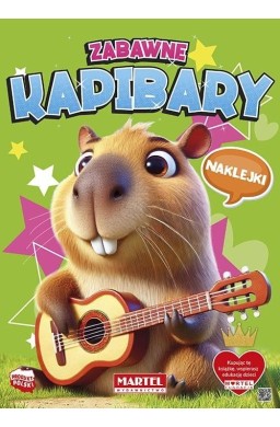 Zabawne kapibary z naklejkami
