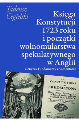 Księga Konstytucji 1723 roku i początki...