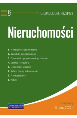 Nieruchomości - ujednolicone przepisy