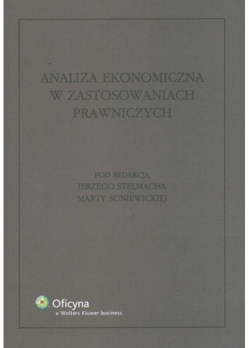Analiza ekonomiczna w zastosowaniach prawniczych