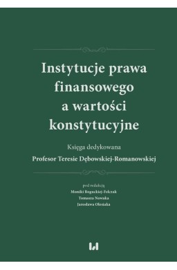 Instytucje prawa finansowego a wartości konstyt.