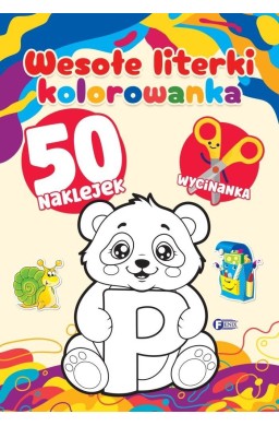 Wesołe literki. Kolorowanka
