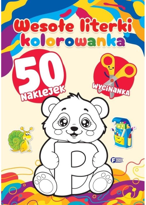 Wesołe literki. Kolorowanka