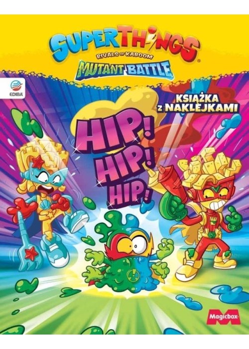 SuperThings Mutant Battle książka z naklejkami