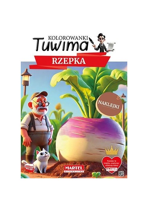 Kolorowanki Tuwima. Rzepka z naklejkami
