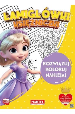 Łamigłówki księżniczki z naklejkami