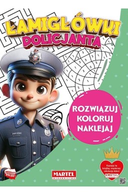 Łamigłówki policjanta z naklejkami