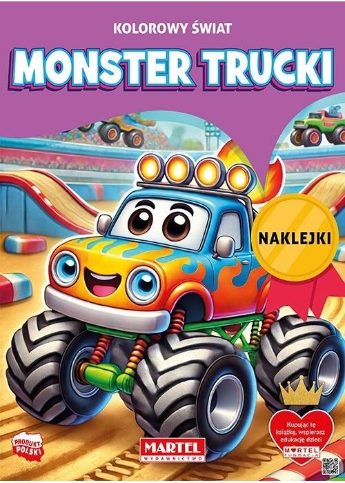 Kolorowanka Kolorowy świat. Monster Trucki