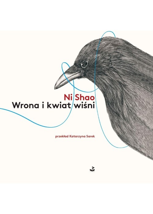 Wrona i kwiat wiśni