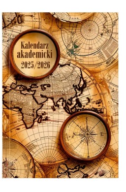 Kalendarz akademicki 2025/2026 A5 tyg. PCV Mapa