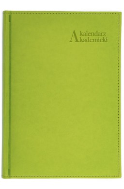 Kalendarz akad. 2025/2026 A5 tyg. Vivella seledyn