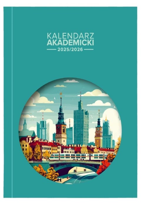 Kalendarz akademicki 2025/2026 A5 tyg. PCV Miasto Kalendarz akademicki 2025/2026 A5 tyg. PCV Miasto