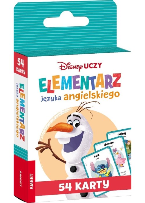Disney Uczy. Elementarz języka angielskiego. Karty