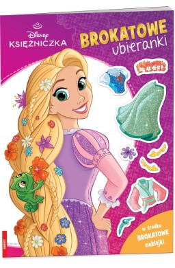 Disney Księżniczka. Brokatowe Ubieranki