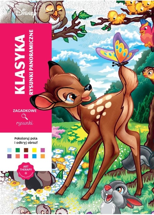 Klasyka. Rysunki panoramiczne Disney kolorowanka