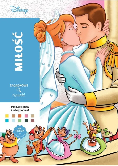 Miłość. Disney kolorowanka antystresowa