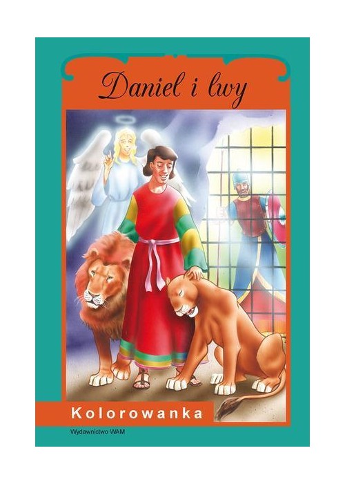 Kolorowanka. Daniel i lwy