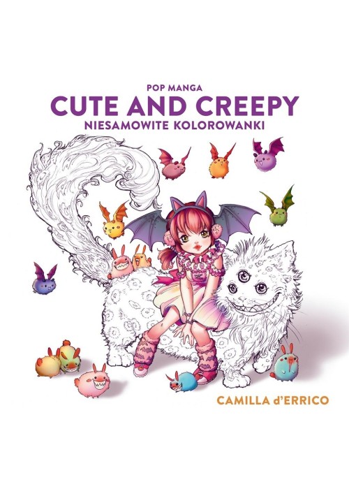 Pop manga cute and creepy. Niesamowite kolorowanki