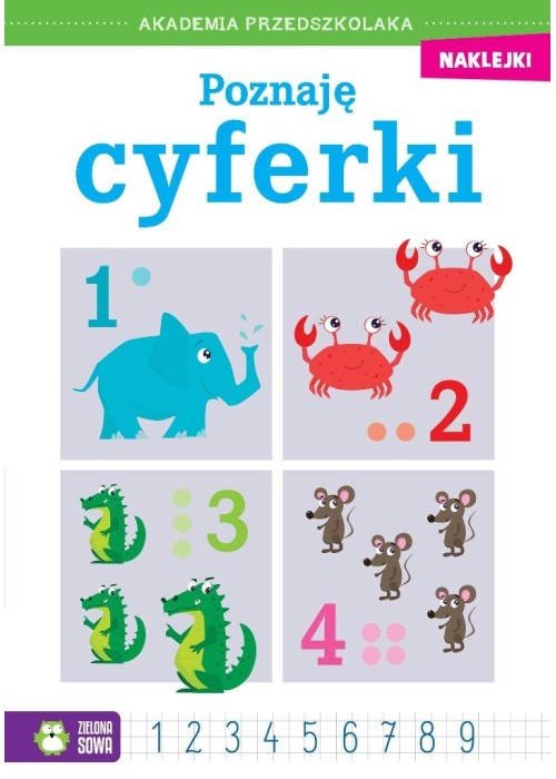 Akademia przedszkolaka. Poznaję cyferki