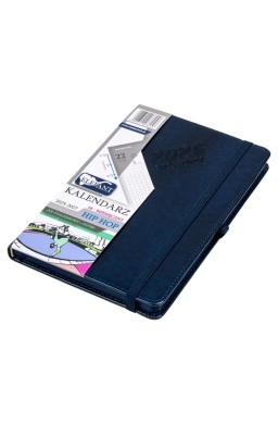 Kalendarz 2025/2027 A5 18M + notes Hip Hop granat