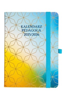 Kalendarz pedagoga 2025/26 B6 tyg Salsa tęczowy