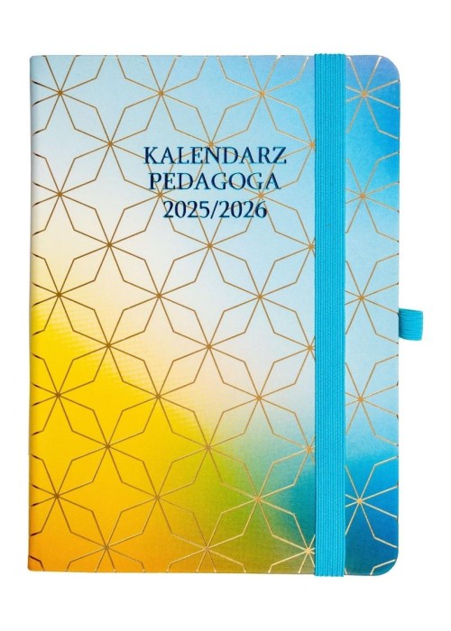 Kalendarz pedagoga 2025/26 B6 tyg Salsa tęczowy