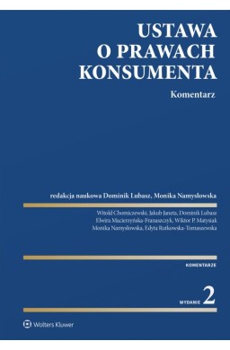 Ustawa o prawach konsumenta. Komentarz w.2