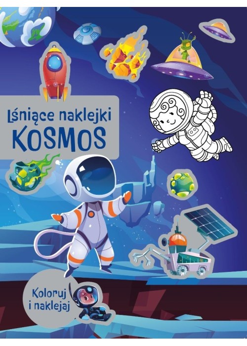 Lśniące naklejki. Kosmos
