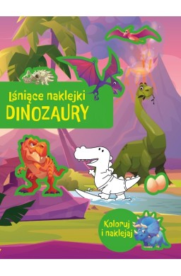 Lśniące naklejki. Dinozaury
