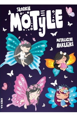 Kolorowanka z naklejkami - Słodkie motyle