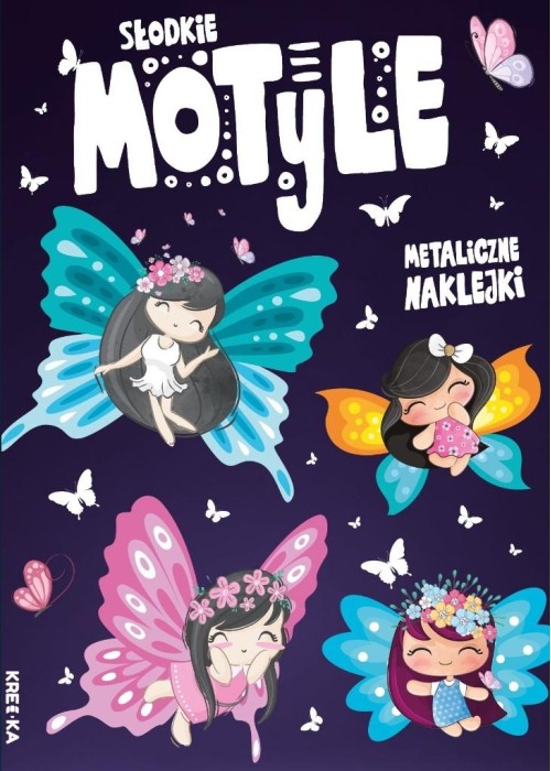 Kolorowanka z naklejkami - Słodkie motyle