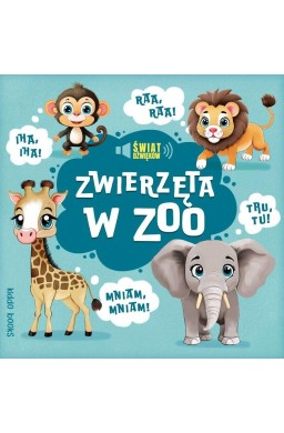Książeczka katronowa zwierzęta w zoo