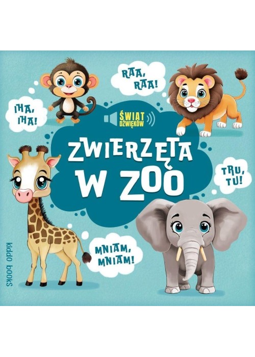 Książeczka katronowa zwierzęta w zoo