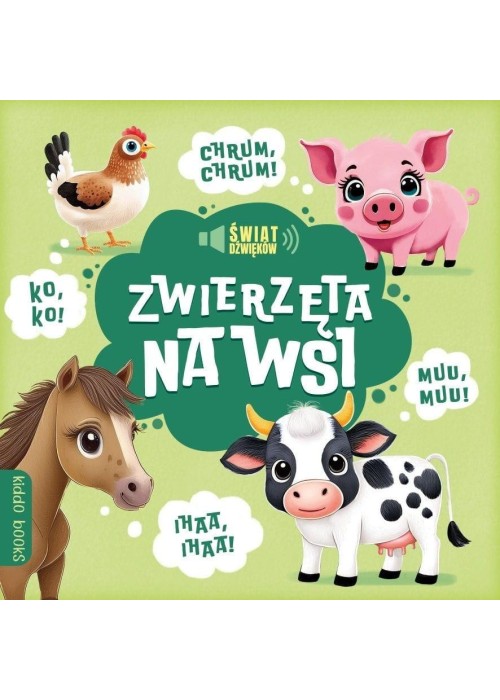 Książeczka kartonowa zwierzęta na wsi