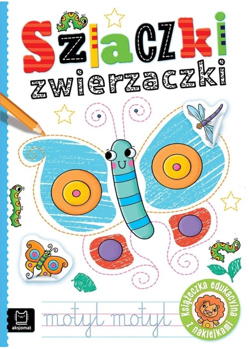 Szlaczki zwierzaczki edukacyjne z naklejkami