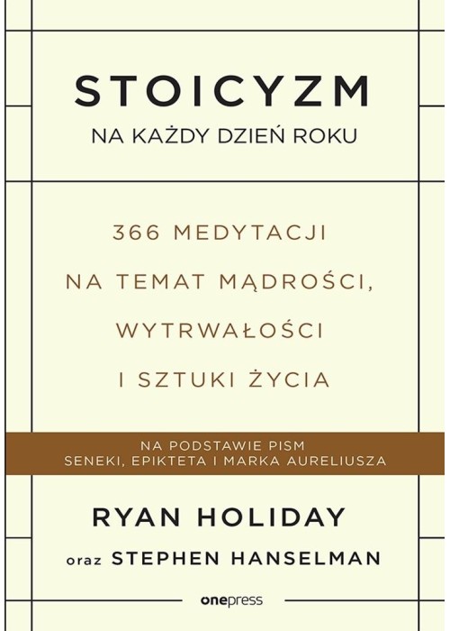 Stoicyzm na każdy dzień roku.