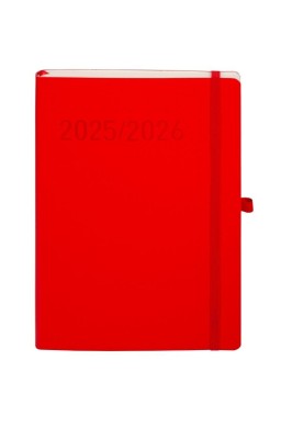 Kalendarz 2025/2026 B5 18 miesięczny TNS czerwony