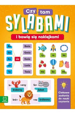 Czytam sylabami i bawię się naklejkami