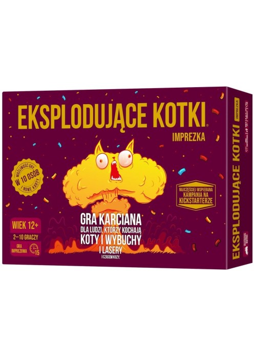 Eksplodujące Kotki: Imprezka (cicha wersja) REBEL Eksplodujące Kotki: Imprezka (cicha wersja) REBEL