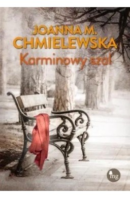 Karminowy szal