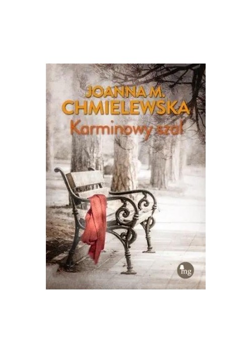 Karminowy szal