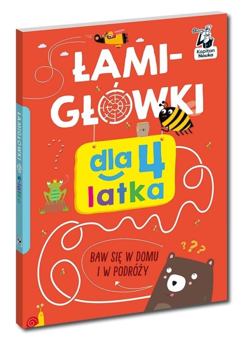 Kapitan Nauka. Łamigłówki dla 4-latka