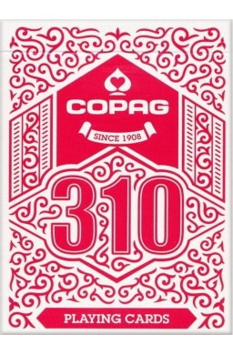Karty do gry Copag 310 Regular Index Poker czerw
